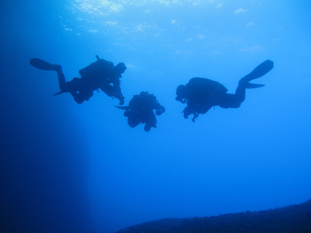 Dive group - All divers are technical divers